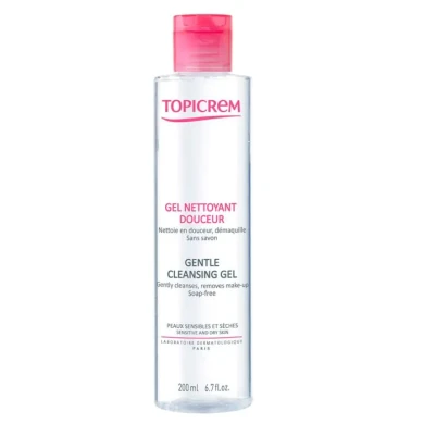 Topicrem Gentle Cleansing Gel Пенлив почистващ гел за лице 200 мл