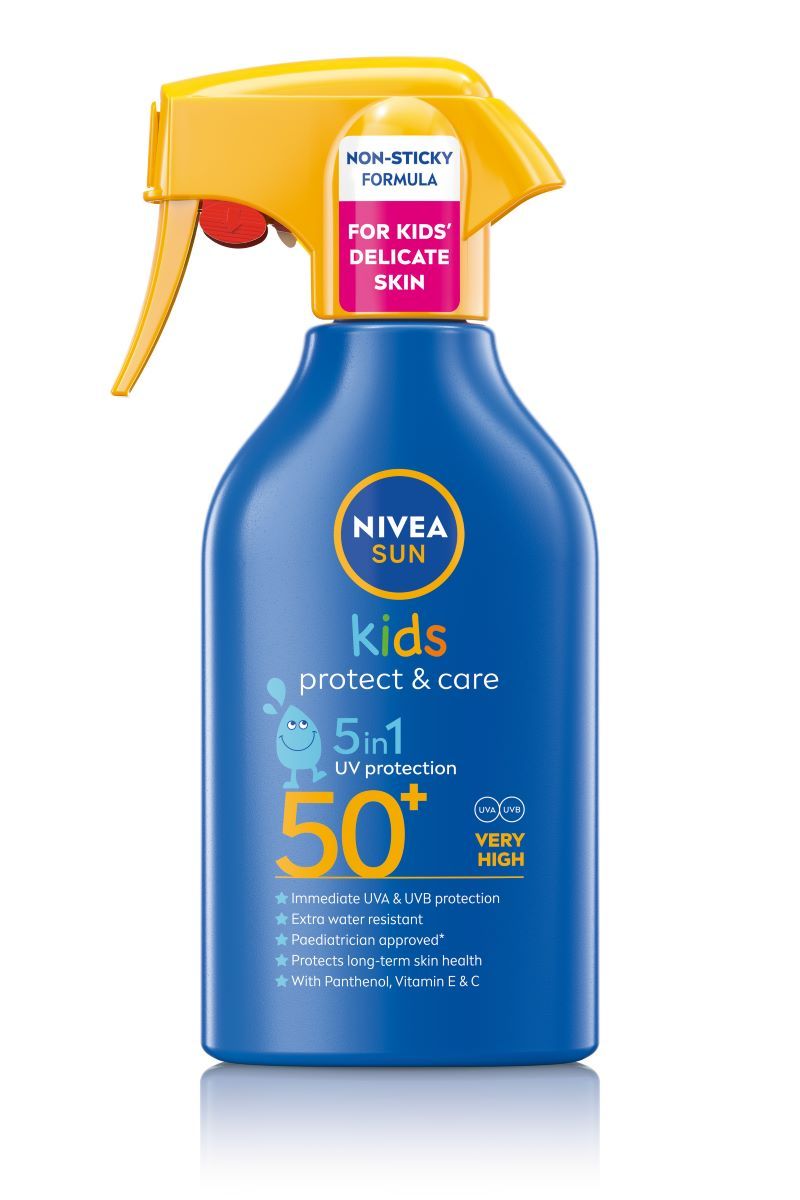 NIVEA SUN KIDS Слънцезащитен спрей с помпа SPF50+, 250мл