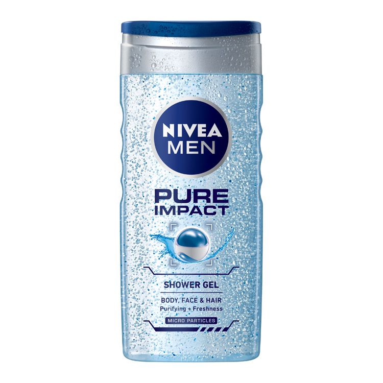 NIVEA MEN PURE IMPACT Душ гел, 250 мл