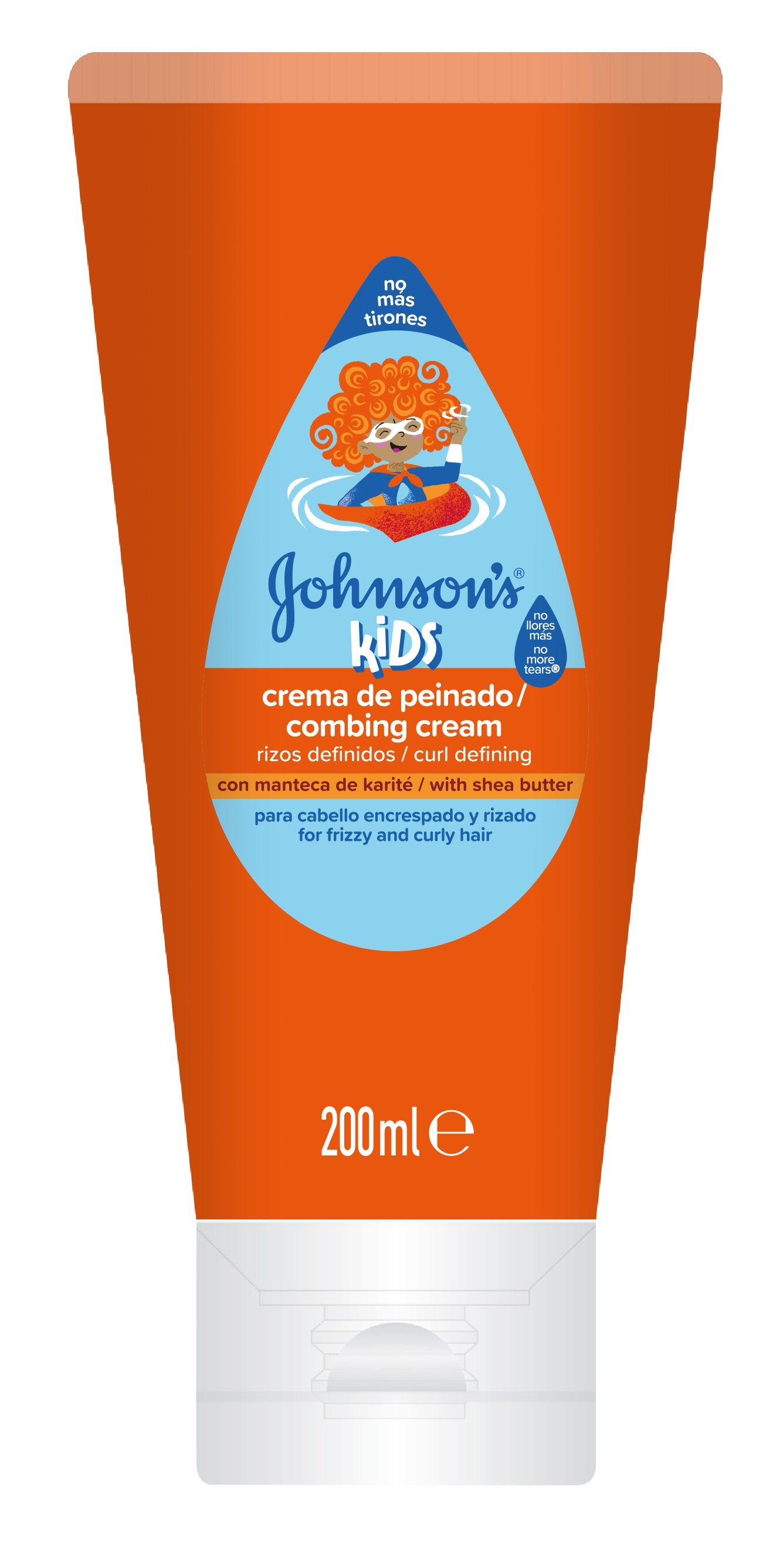 JOHNSON’S KIDS Крем за разресване на къдрици, 200мл.