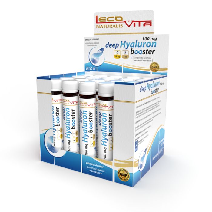 Lecovita Deep Hyaluron booster Хиалурон бустер 25 мл х 20 ампули