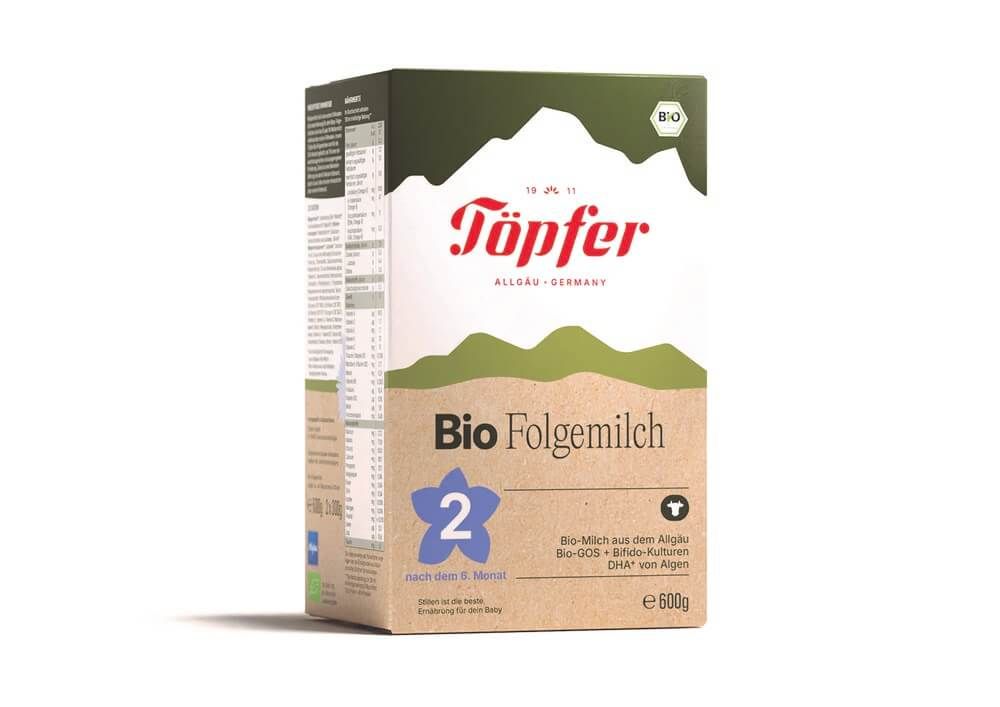 Topfer Lactana Bio 2 Преходно адаптирано мляко 6M+ 600 г
