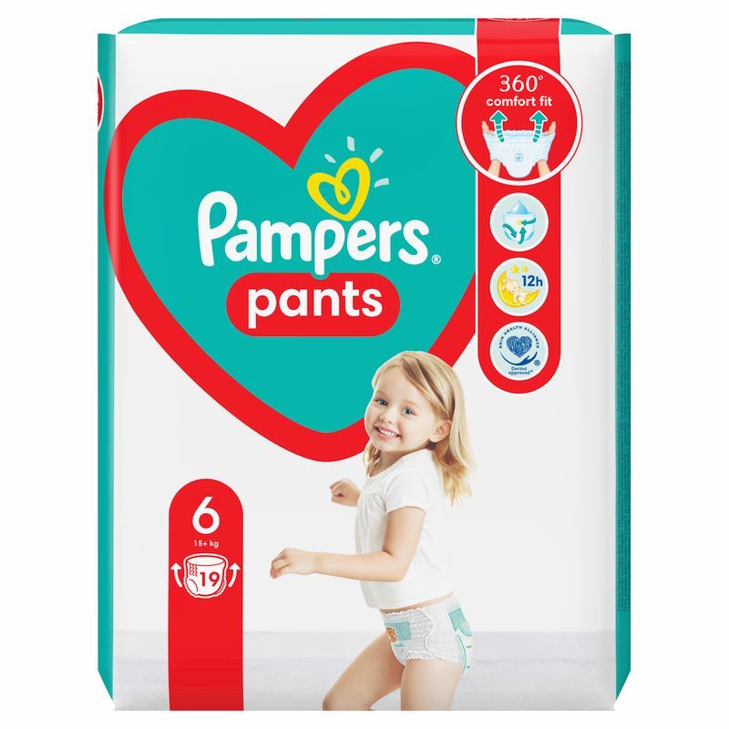 Пелени - гащички Pampers Pants Размер 6 XL 19 бр